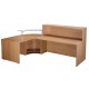 Three Section L Shaped Reception Desk Counter 